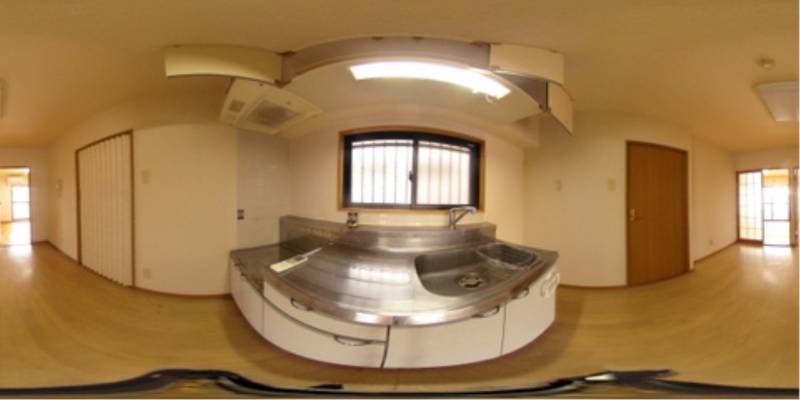 パノラマ画像キッチン