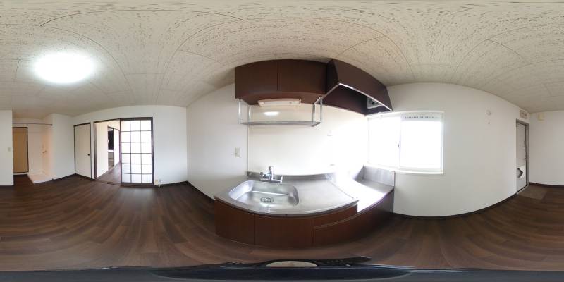 パノラマ画像キッチン