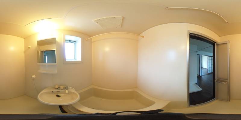 パノラマ画像バスルーム