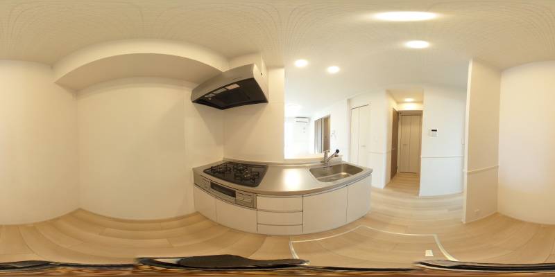 パノラマ画像キッチン