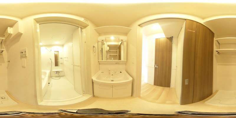 パノラマ画像洗面所