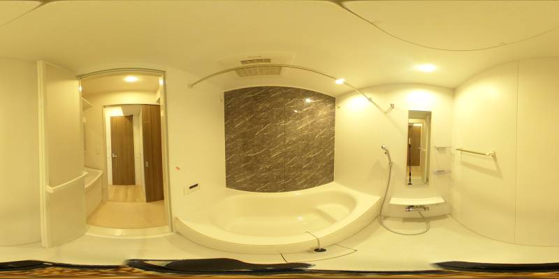 パノラマ画像バスルーム