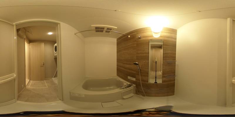 パノラマ画像バスルーム