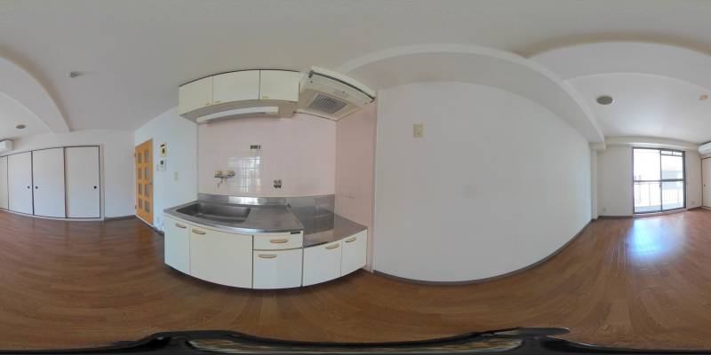 パノラマ画像キッチン