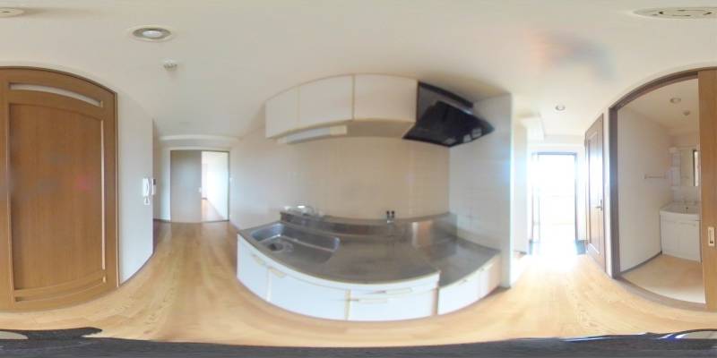 パノラマ画像キッチン