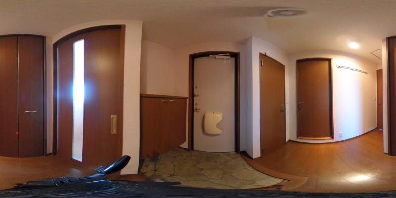 パノラマ画像玄関