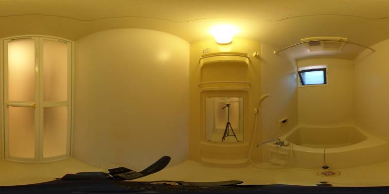 パノラマ画像バスルーム