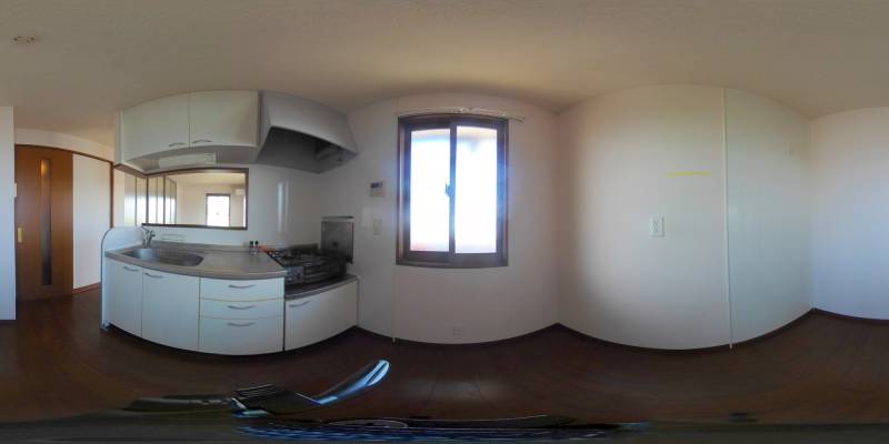 パノラマ画像キッチン