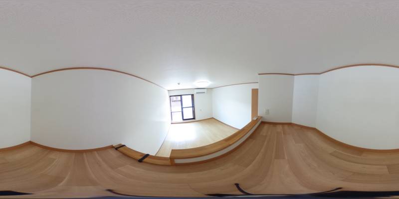 パノラマ画像寝室