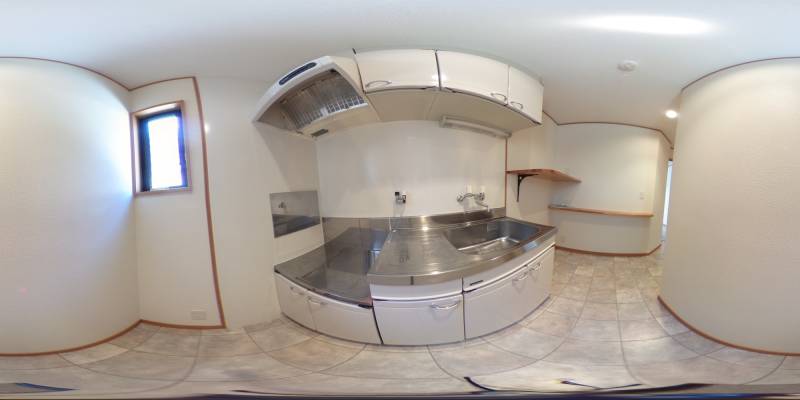 パノラマ画像キッチン