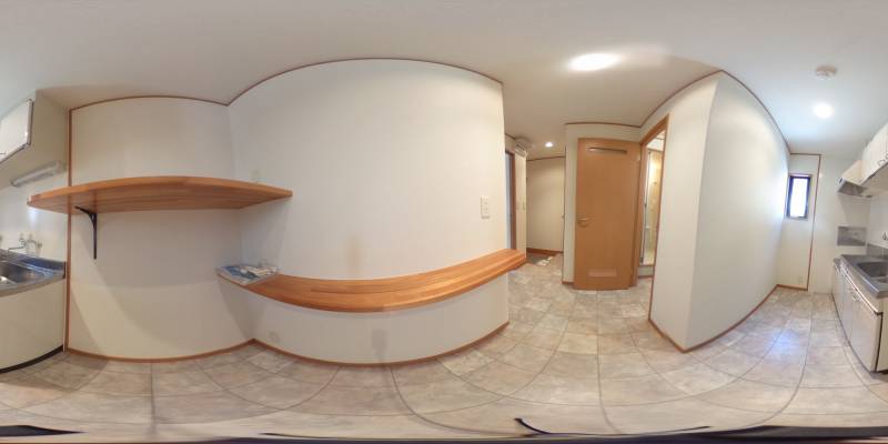 パノラマ画像キッチン