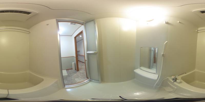 パノラマ画像バスルーム