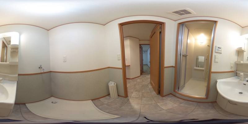 パノラマ画像洗面所