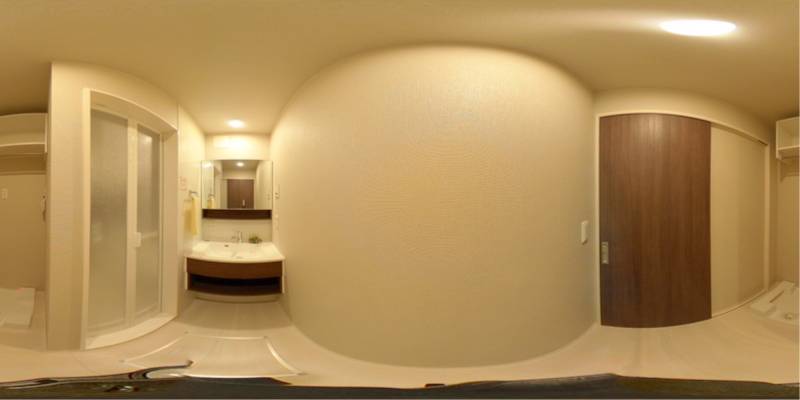 パノラマ画像洗面所