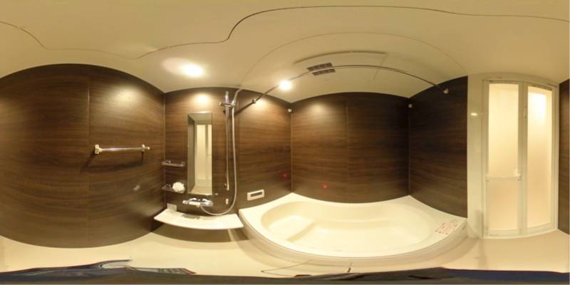 パノラマ画像バスルーム