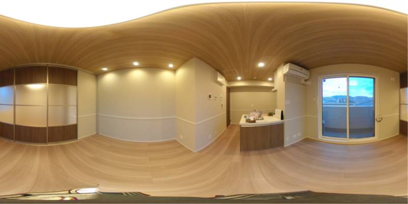 パノラマ画像リビング