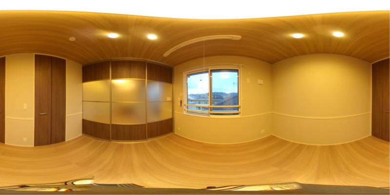 パノラマ画像洋室