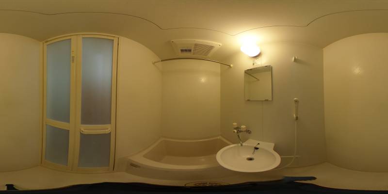 パノラマ画像バスルーム