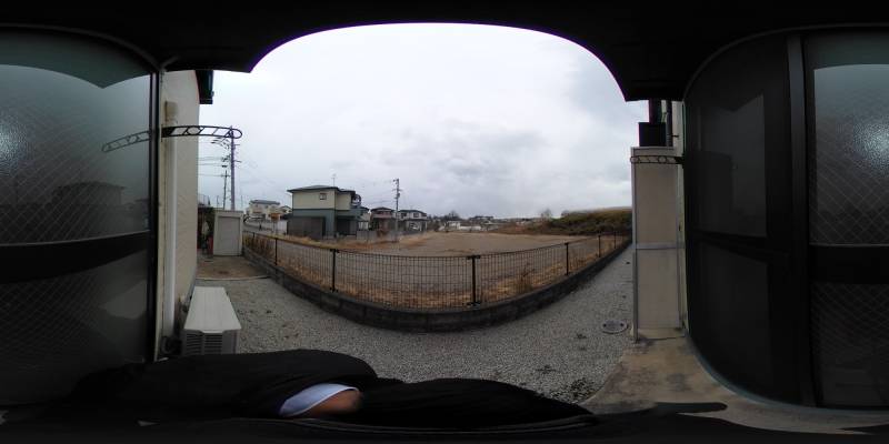 パノラマ画像バルコニー