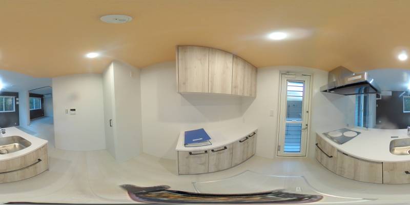 パノラマ画像キッチン