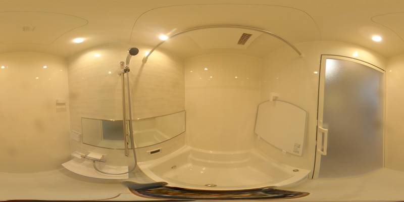 パノラマ画像バスルーム