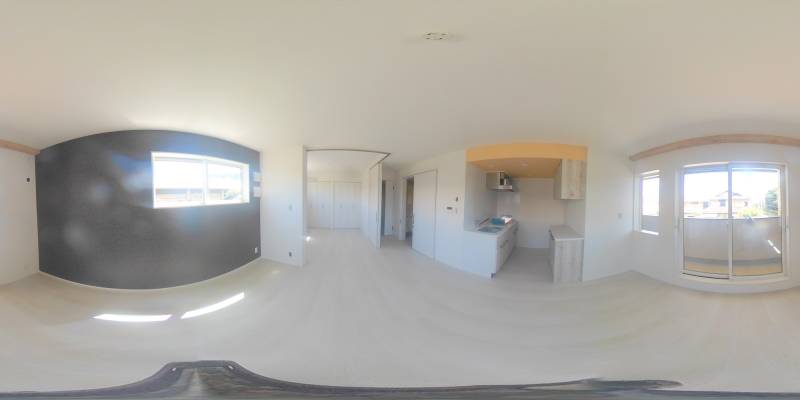 パノラマ画像リビング