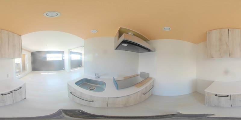 パノラマ画像キッチン