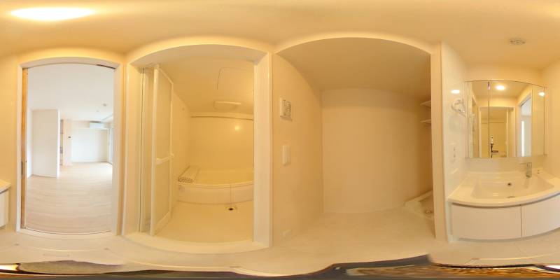 パノラマ画像洗面所