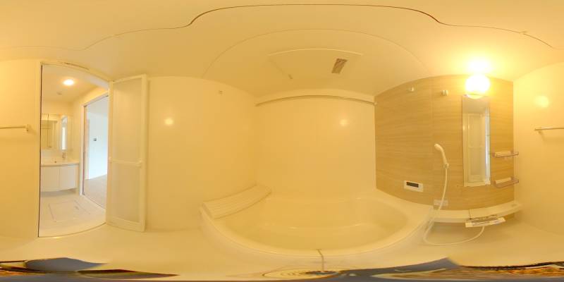 パノラマ画像バスルーム