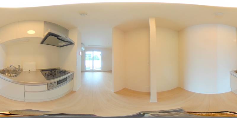 パノラマ画像キッチン