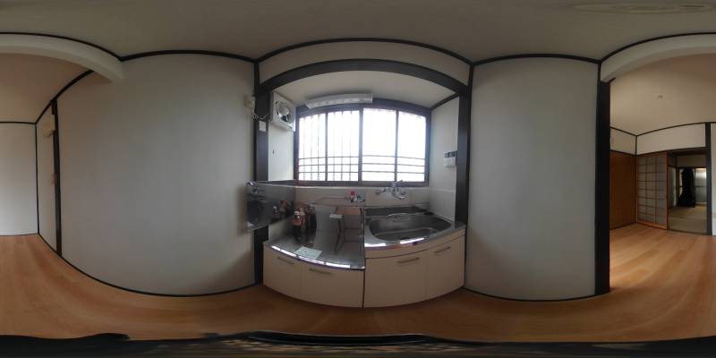 パノラマ画像キッチン