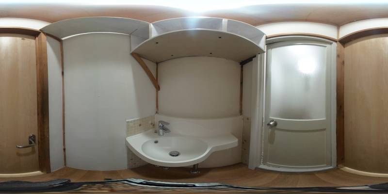 パノラマ画像洗面所