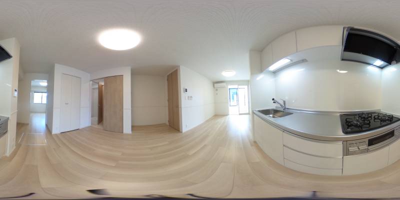 パノラマ画像キッチン