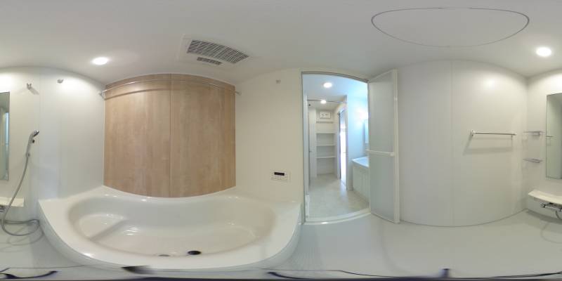 パノラマ画像バスルーム