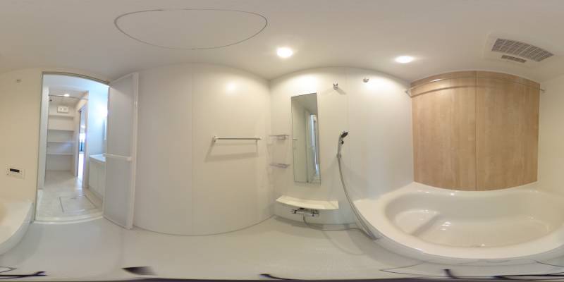 パノラマ画像バスルーム