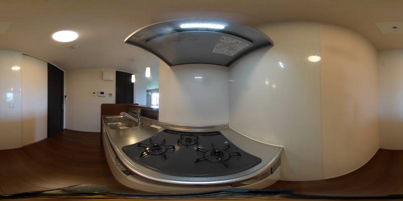 パノラマ画像キッチン