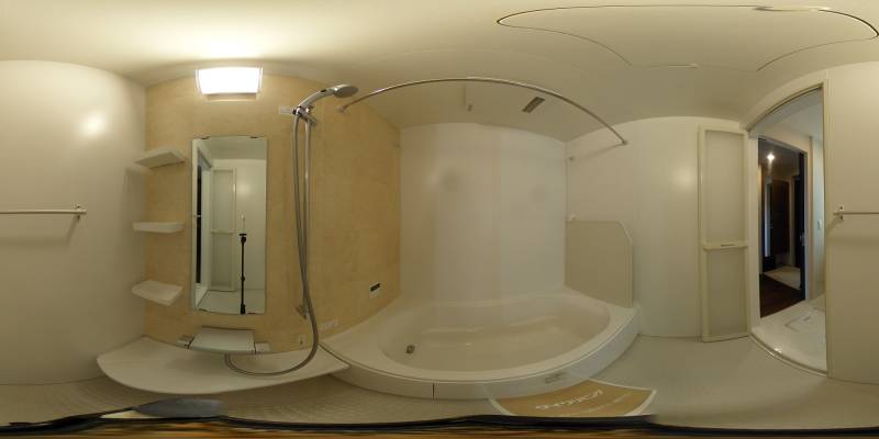 パノラマ画像バスルーム