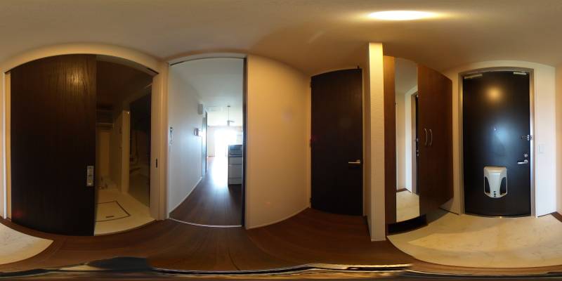 パノラマ画像玄関