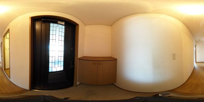 パノラマ画像玄関