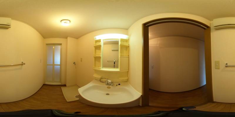 パノラマ画像洗面所