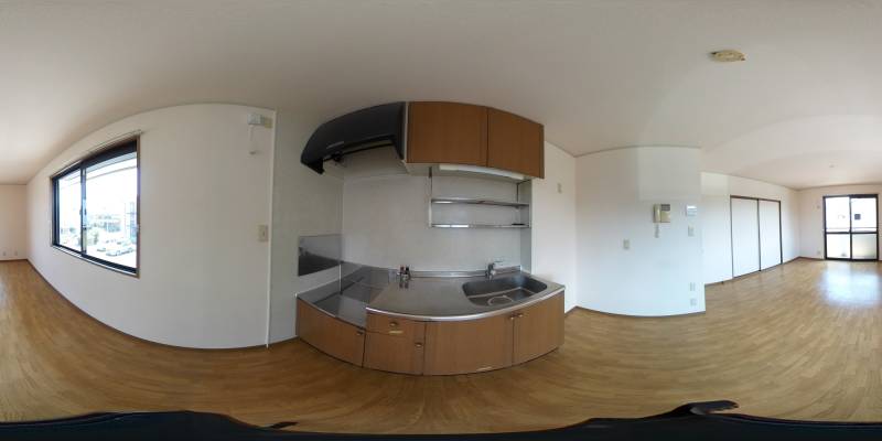 パノラマ画像キッチン