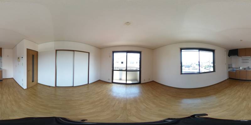 パノラマ画像リビング