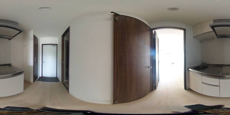 パノラマ画像キッチン