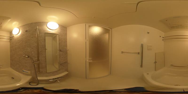 パノラマ画像バスルーム