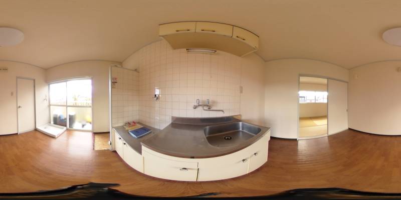 パノラマ画像キッチン