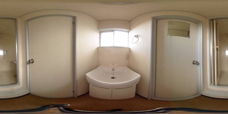 パノラマ画像洗面所