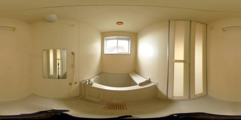 パノラマ画像バスルーム