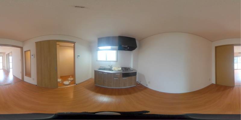 パノラマ画像キッチン