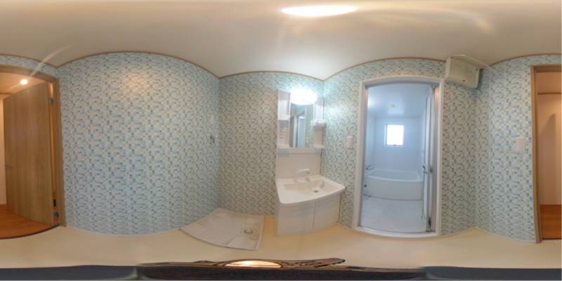 パノラマ画像洗面所