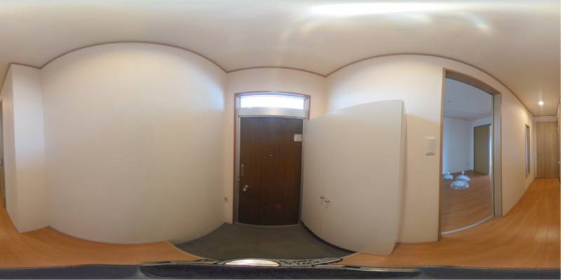 パノラマ画像玄関